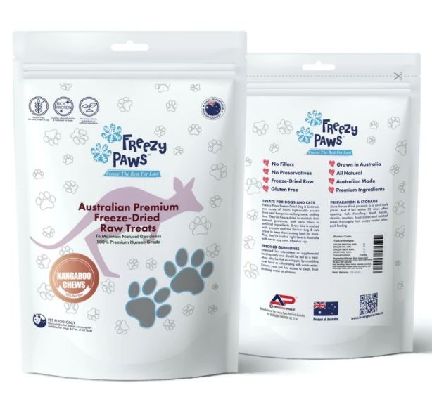 Freeze Dried Kangaroo Steak Treats 80g