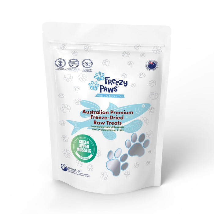 Freeze Dried NZ Green Lipped Mussels 50g
