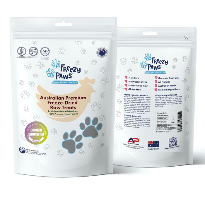 Freezy Paws Chicken Drumstick Raw Treats 100g