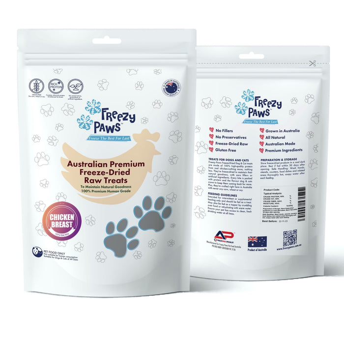 Freezy Paws Freeze Dried Chicken Breast 100g