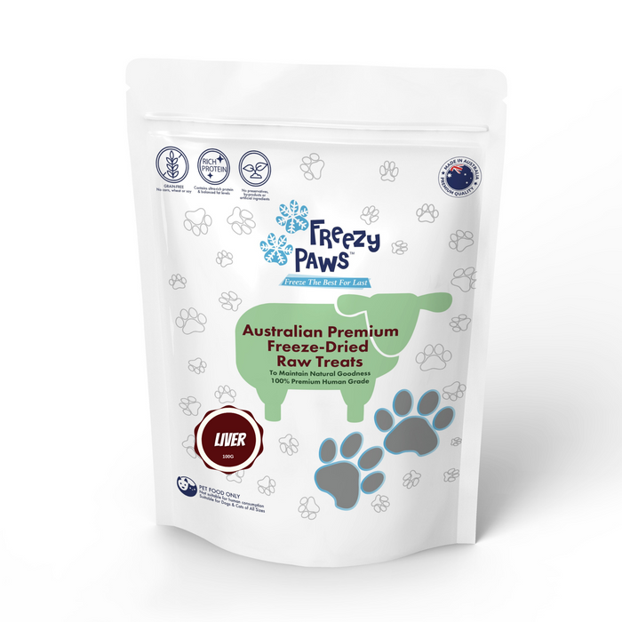 Freezy Paws Freeze Dried Lamb Liver 100g