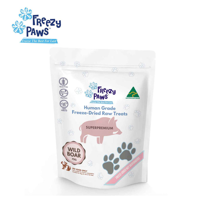 Freezy Paws Freeze-Dried Wild Boar 70g