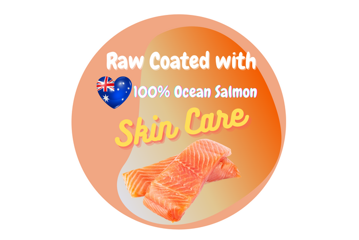 Freezy Paws Salmon&Yoghurt Coated Chicken Neck Raw Treats 100g