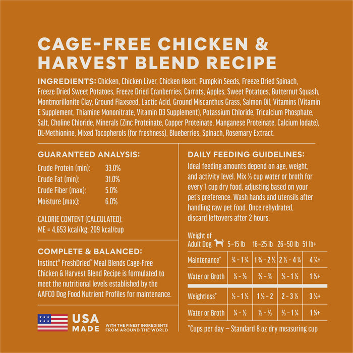 FreshDried Meal Blends Chicken & Harvest Blend