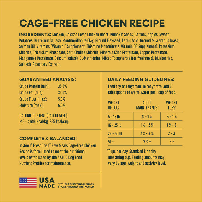 FreshDried Raw Meals Cage-Free Chicken Recipe