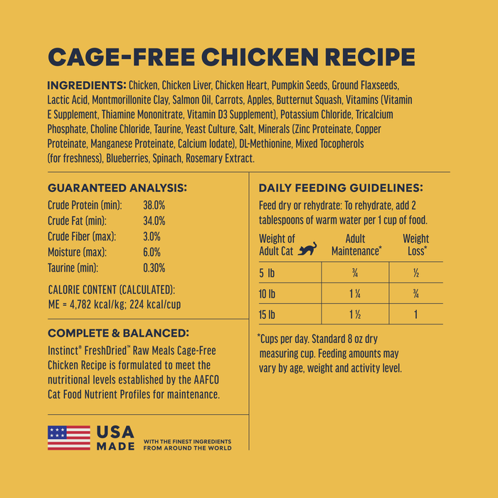 FreshDried Raw Meals Cage-Free Chicken Recipe