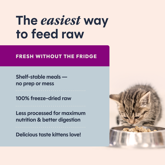 FreshDried Raw Meals for Kittens Chicken Recipe