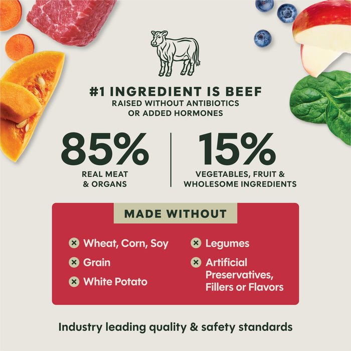 FreshDried Raw Meals Grass-Fed Beef Recipe
