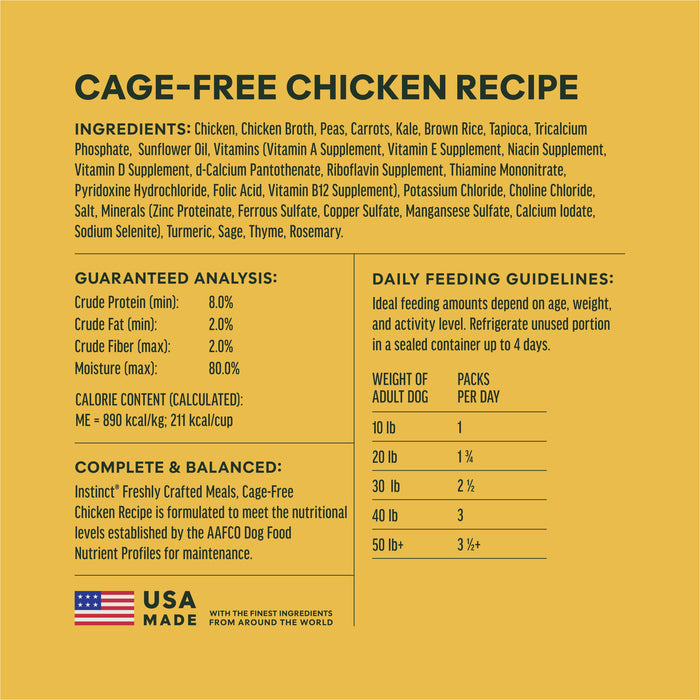 Freshly Crafted Meals Cage-Free Chicken Recipe