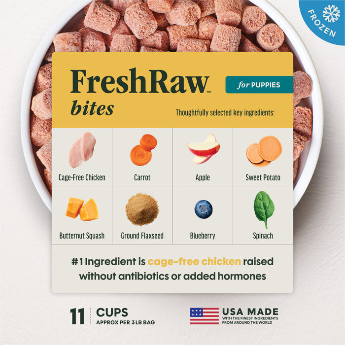 FreshRaw Bites for Puppies Chicken Recipe