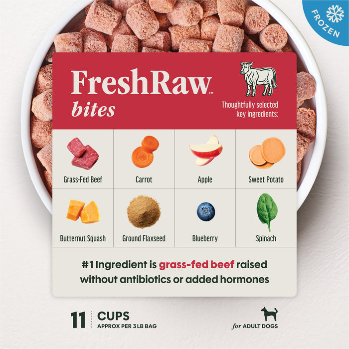 FreshRaw Bites Grass-Fed Beef Recipe