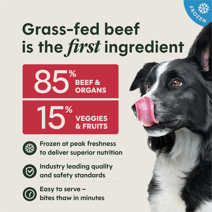 FreshRaw Bites Grass-Fed Beef Recipe