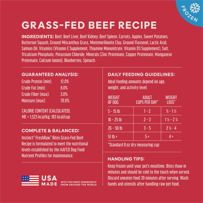 FreshRaw Bites Grass-Fed Beef Recipe