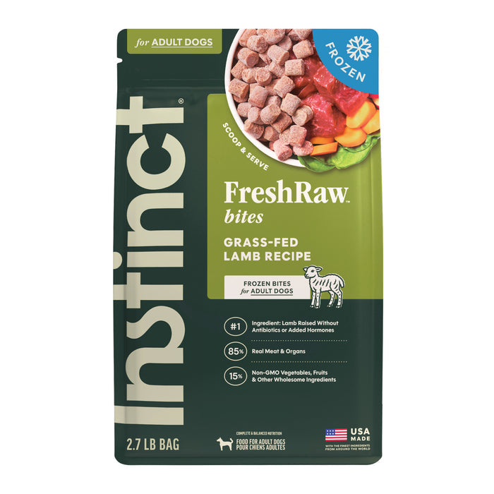 FreshRaw Bites Grass-Fed Lamb Recipe