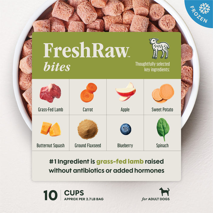 FreshRaw Bites Grass-Fed Lamb Recipe