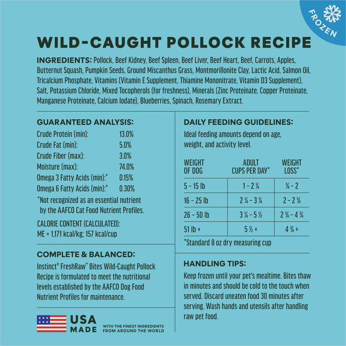 FreshRaw Bites Wild-Caught Pollock Recipe