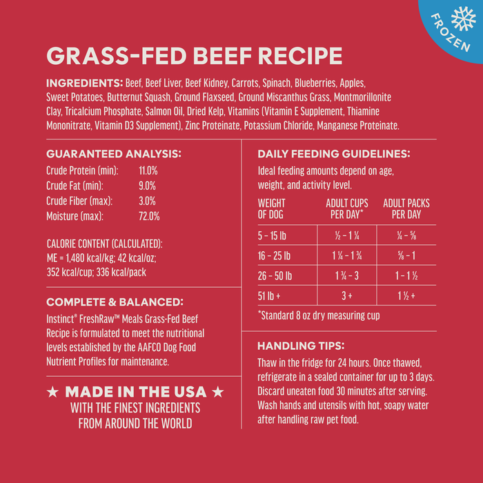 FreshRaw Meals Grass-Fed Beef Recipe