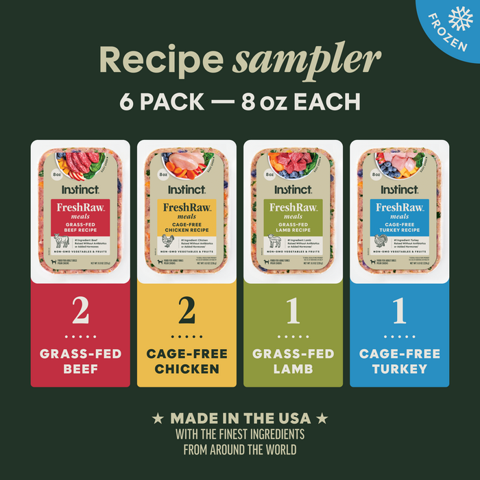 FreshRaw Meals Recipe Sampler