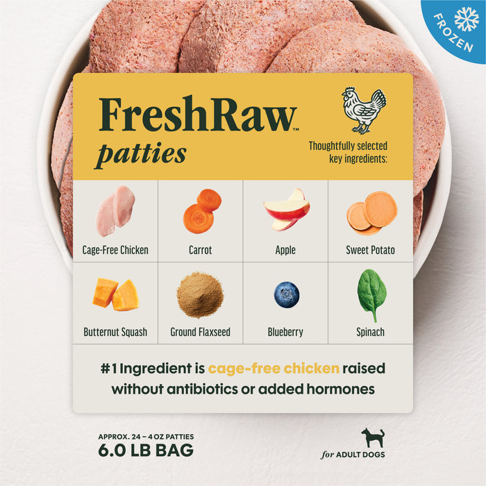 FreshRaw Patties Cage-Free Chicken Recipe