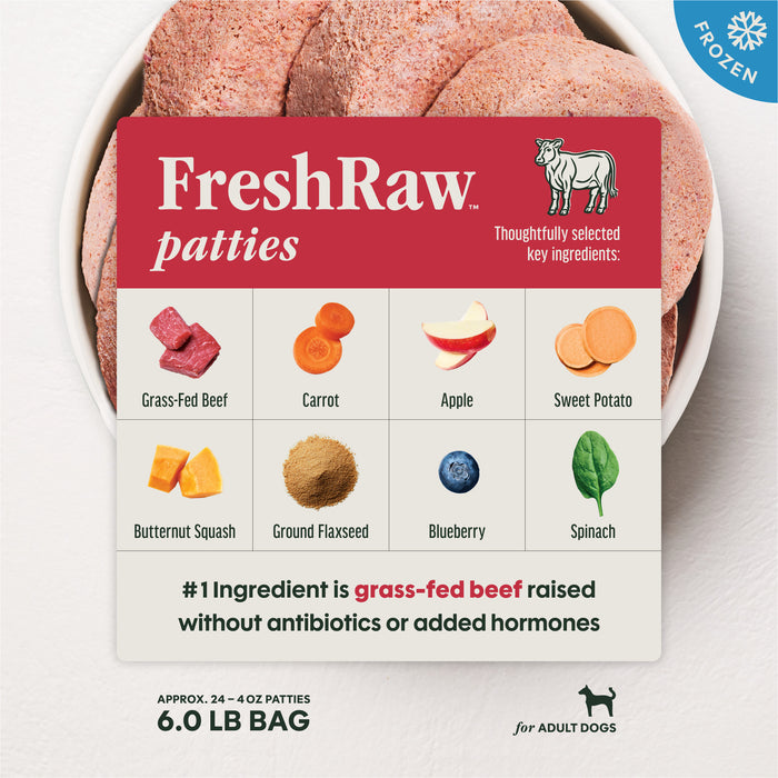 FreshRaw Patties Grass-Fed Beef Recipe