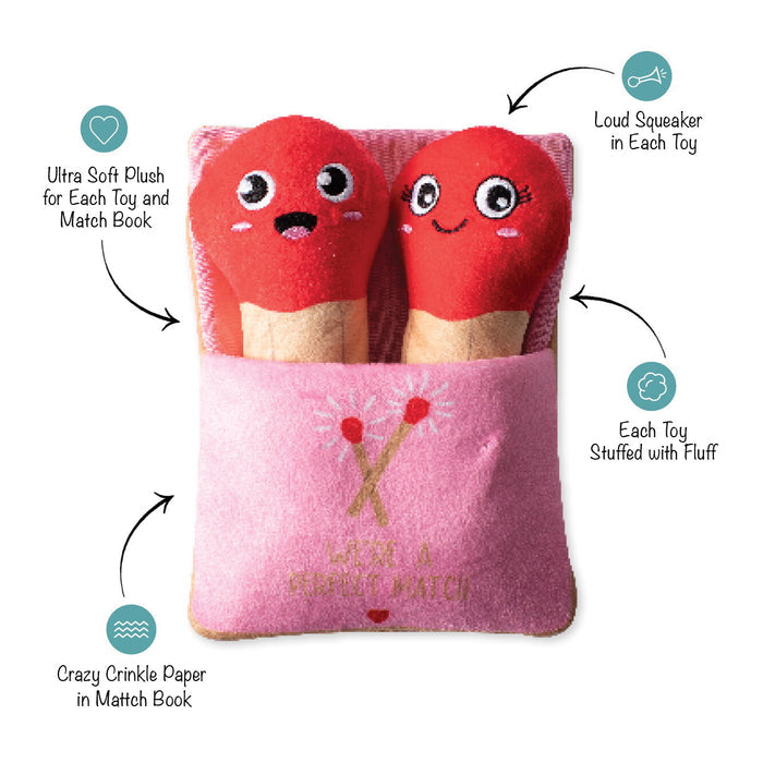 Fringe Studio Plush Squeaker Toy-Perfect Match
