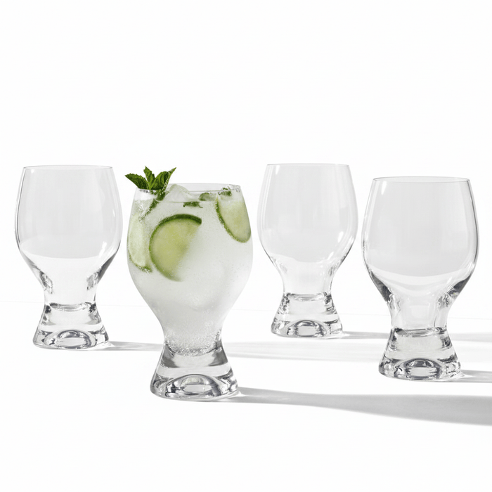 Gaia Set of 4 Goblet Beverage Glasses