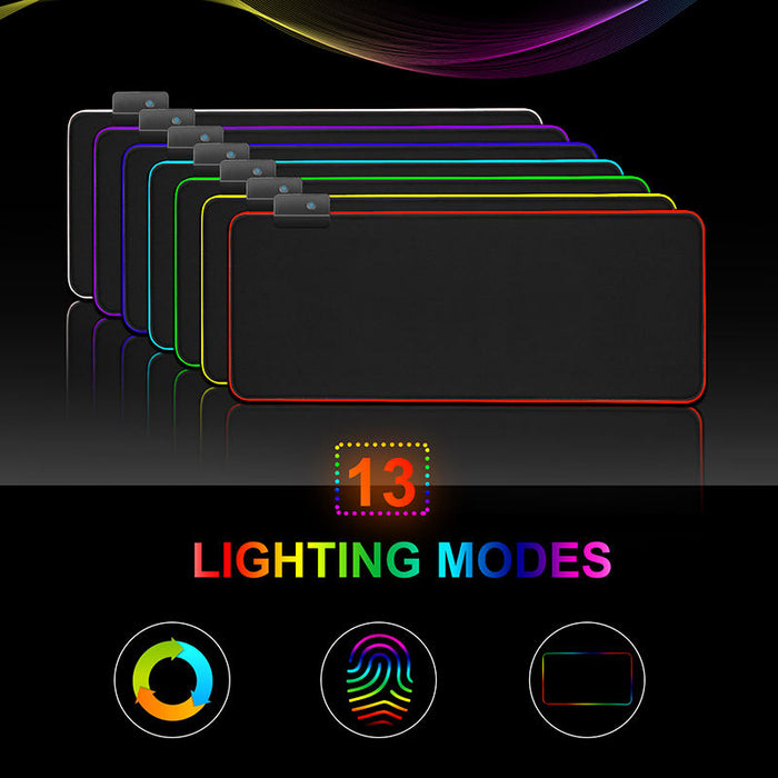 Gaming RGB Mouse Pad with Precision: black, purple RGB wireless charging mouse pad with wrist rest, gaming style