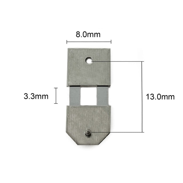 German & English Clock Suspension 13.0mm x 8.0mm x 3.3mm