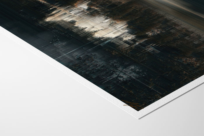 Glitch 21.317 - Reflection 01 - Aaron Borchardt - Hahnemuhle German Etching 310gsm |frame=Hahnemuhle German Etching 310gsm|