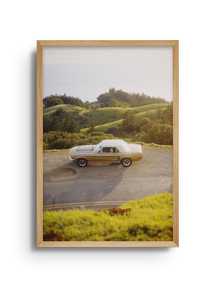 A4 - 8.27" x 11.67" / Natural Frame / No