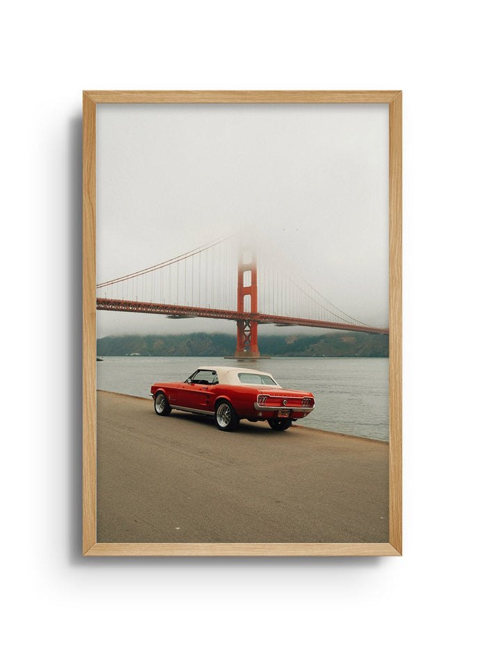 A4 - 8.27" x 11.67" / Natural Frame / No