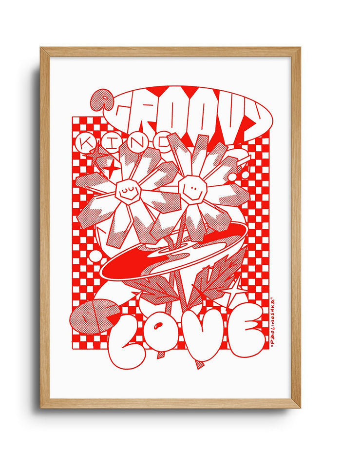 Groovy Kind of Love - Paolinoshka - East Side Studio - Art Prints