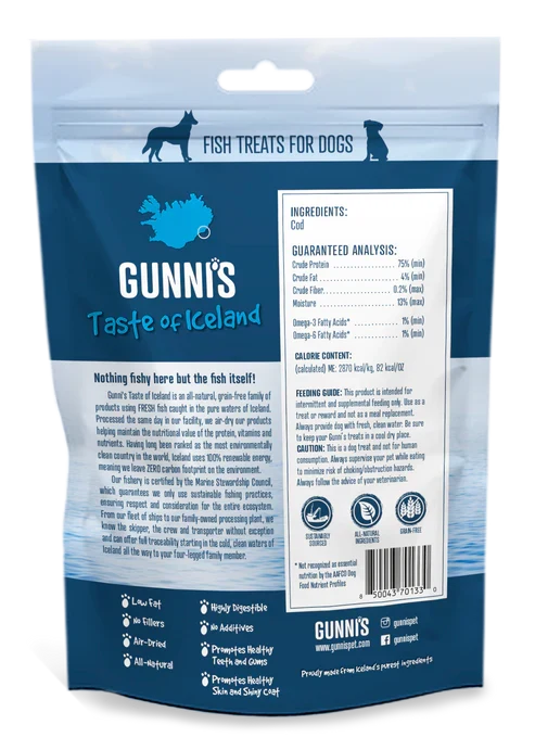 Gunni's Cod Chewy Sticks 3pcs