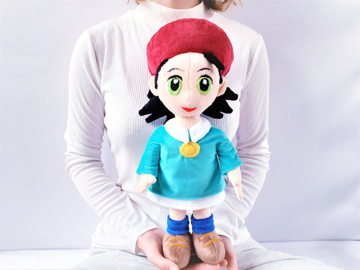 Handmade Adeleine plush doll