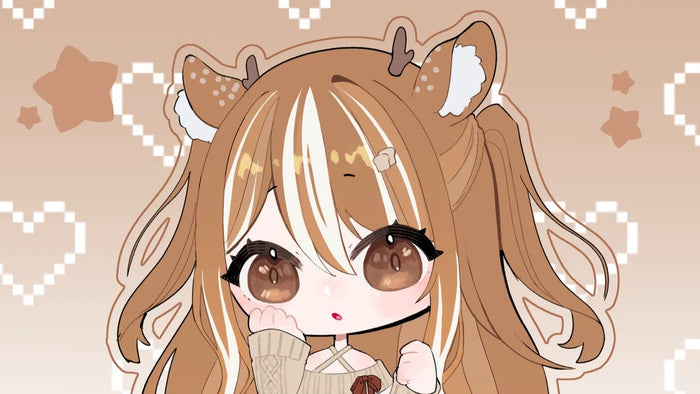 Handmade Chibi doll plush from picture