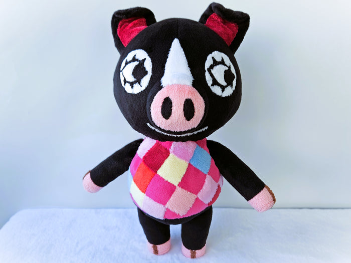 Handmade custom Agnes the pig plush
