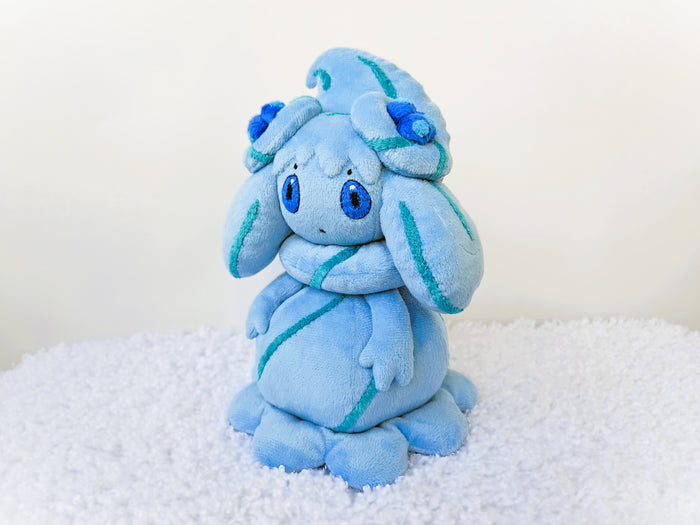 Handmade custom Alcremie Mint Flavor with Berry Sweet plush