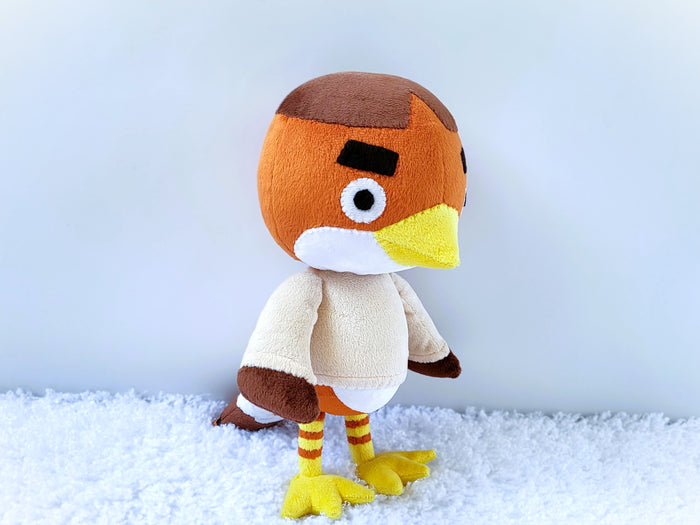 Handmade custom Anchovy the bird plush