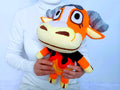 Handmade custom Angus the bull plush
