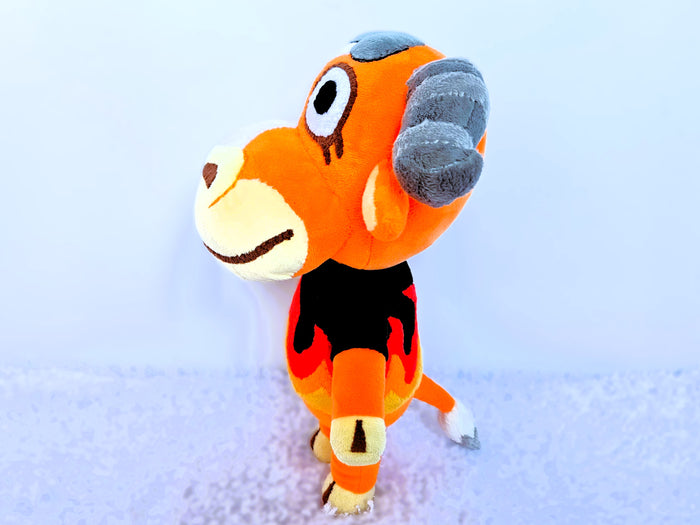 Handmade custom Angus the bull plush