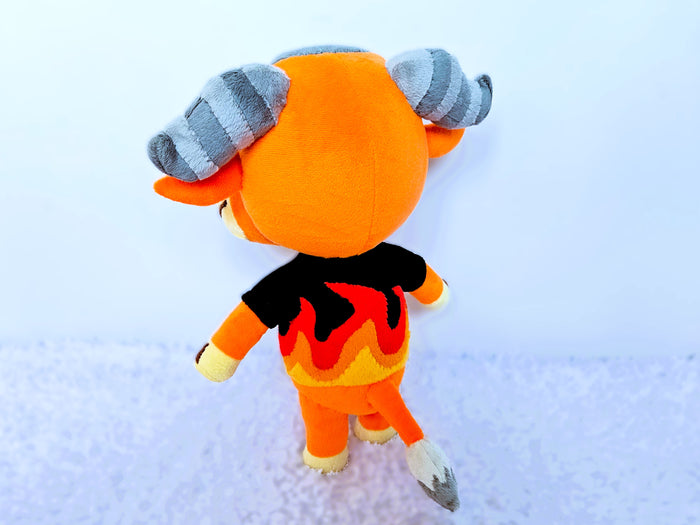 Handmade custom Angus the bull plush