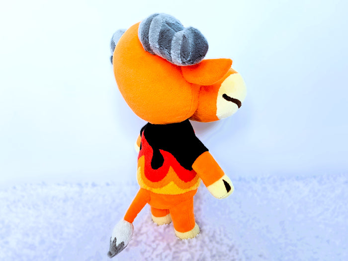 Handmade custom Angus the bull plush