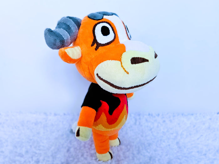 Handmade custom Angus the bull plush