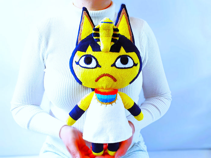 Handmade custom Ankha the cat plush