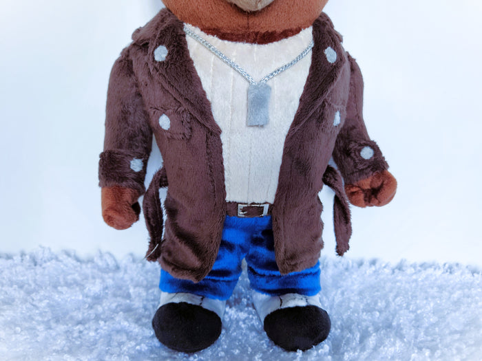 Handmade custom bear Sing plush