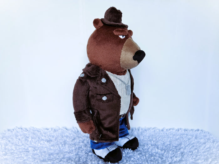 Handmade custom bear Sing plush
