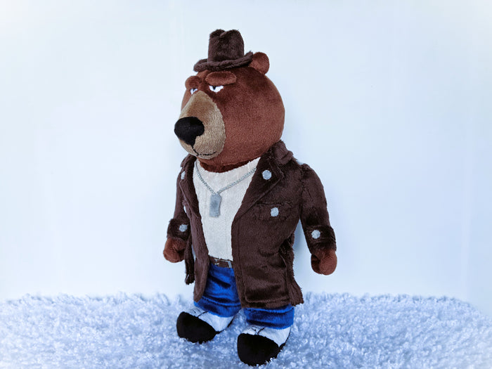 Handmade custom bear Sing plush