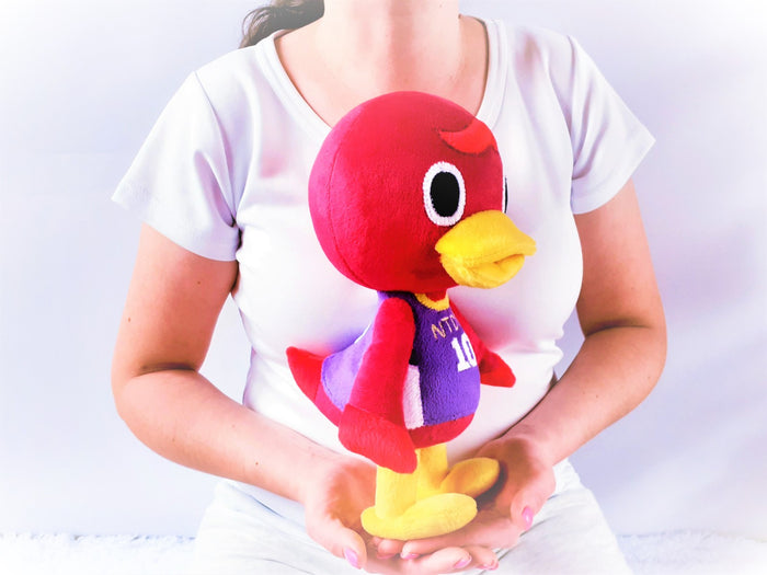 Handmade custom Bill the duck plush