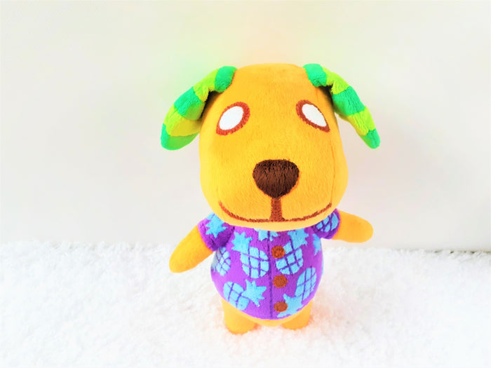 Handmade custom Biskit the dog plush