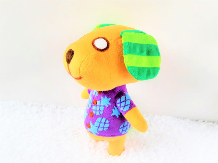 Handmade custom Biskit the dog plush